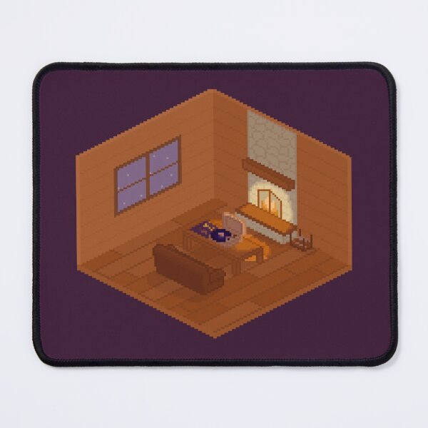 Item preview, Cozy Cabin Pixel art designed and sold by tifft.