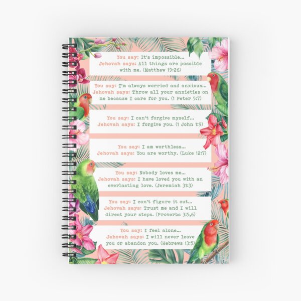 You Say Versus Jehovah Says Spiral Notebook