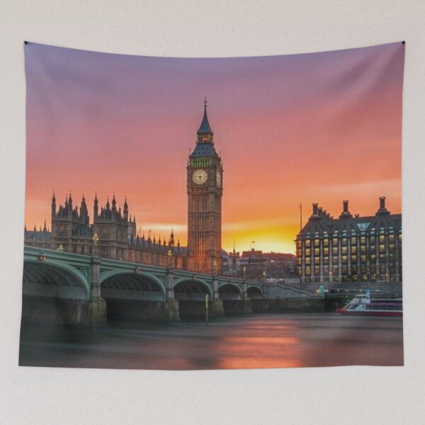 Item preview, Big Ben Sunset Tourism  designed and sold by jessicaleah15.