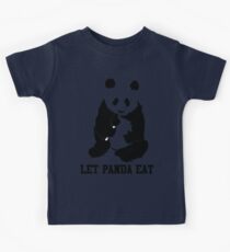 LET PANDA EAT Kids Tee