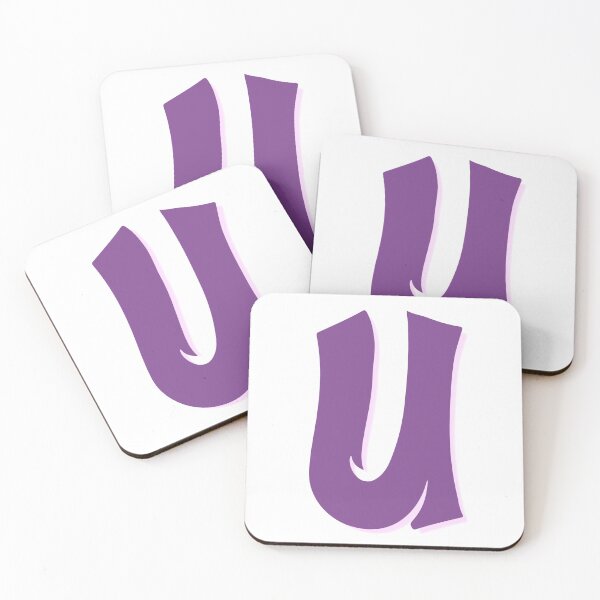 Item preview, Purple Graffiti Letter U designed and sold by LetterMom.