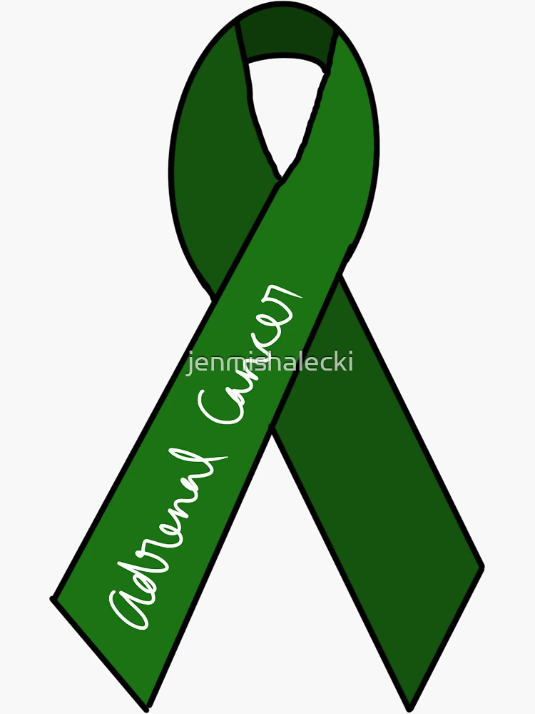 Liver Cancer Ribbon Personalized (Emerald Green) - Pack of 10