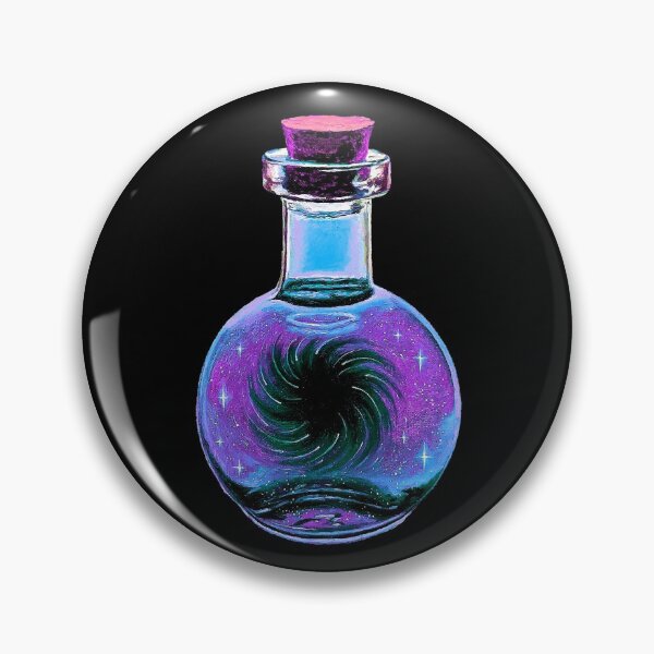 Item preview, Black hole galaxy potion decanter bottle designed and sold by LukjanovArt.