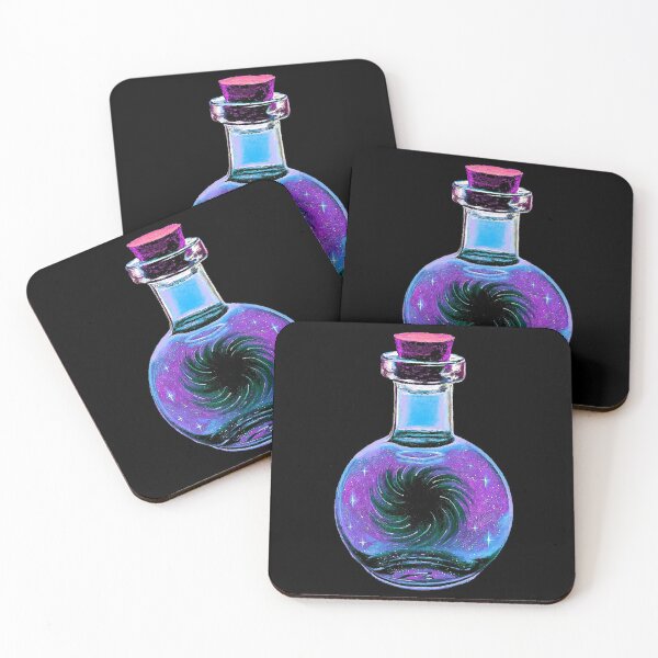 Item preview, Black hole galaxy potion decanter bottle designed and sold by LukjanovArt.