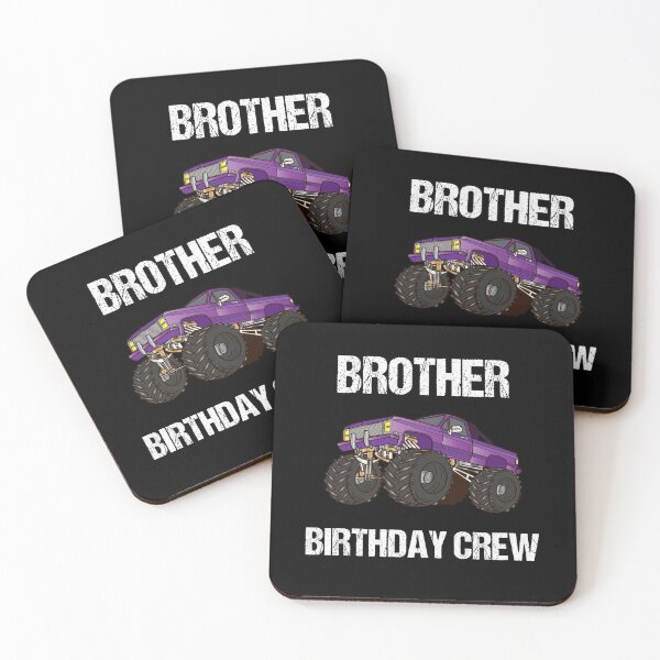 Item preview, Brother Birthday Crew. Monster Truck Bday design.  designed and sold by 5lav.