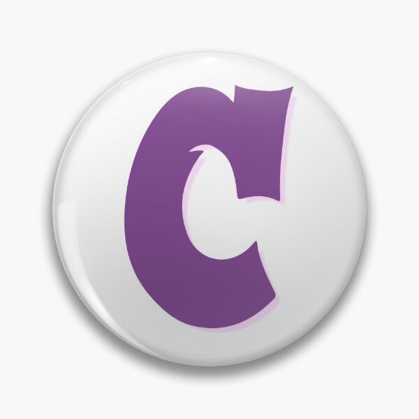 Item preview, Purple Graffiti Letter C designed and sold by LetterMom.