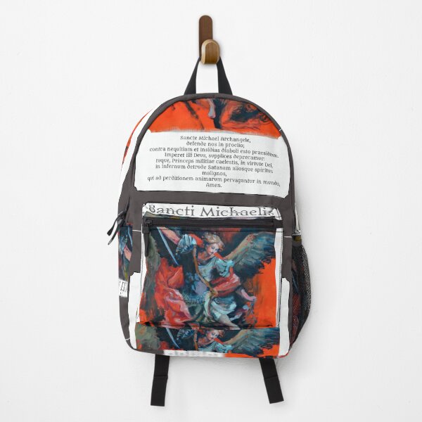 Item preview,  St Michael Oil Painting and prayer sticker. designed and sold by Leonardo-Bogato.