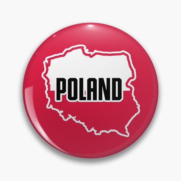 Item preview, Poland Outline with Flag Inlay designed and sold by Cestus.