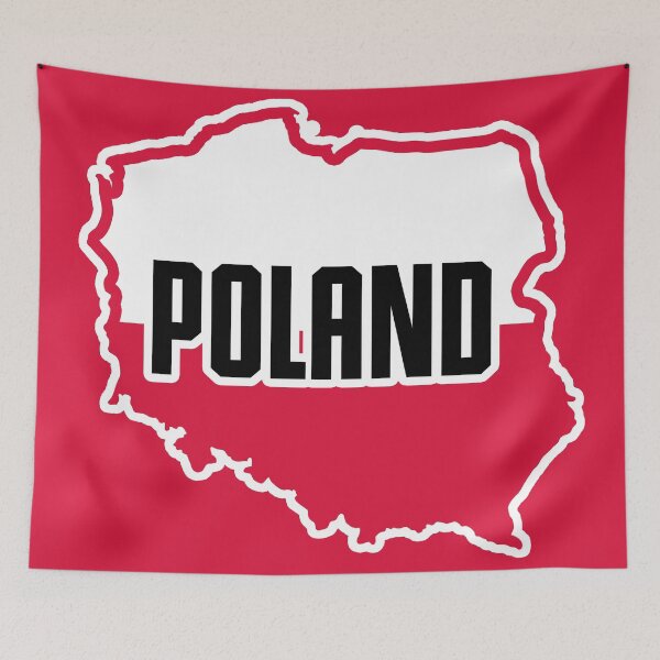 Item preview, Poland Outline with Flag Inlay designed and sold by Cestus.