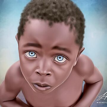 Artwork thumbnail, Beautiful Black Baby #12 by wayneflint