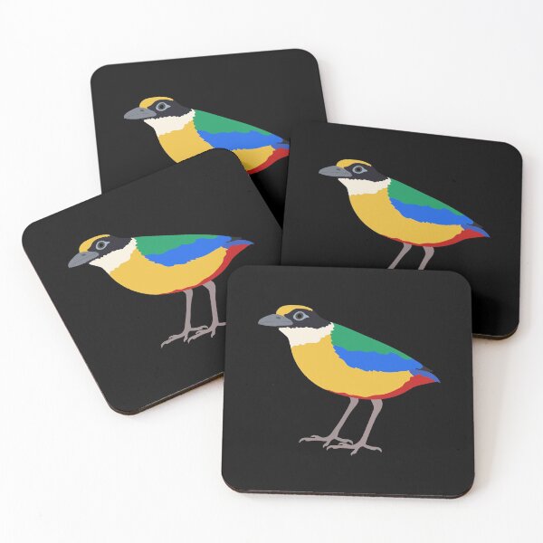 Item preview, Blue Winged Pitta on Black designed and sold by Digitaldingo.