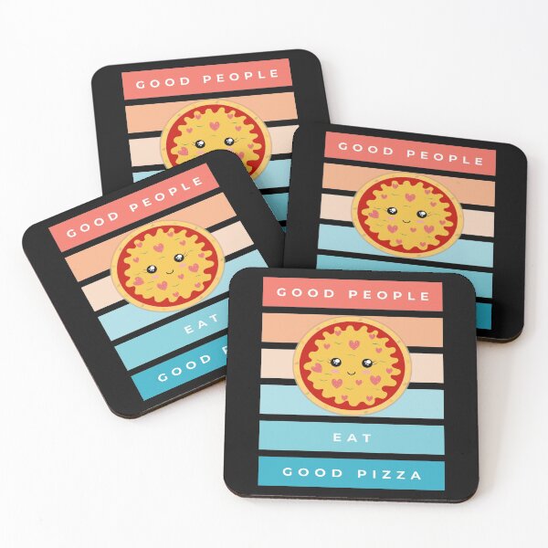 Item preview, Good People Eat Good Pizza designed and sold by OfficeFortune.