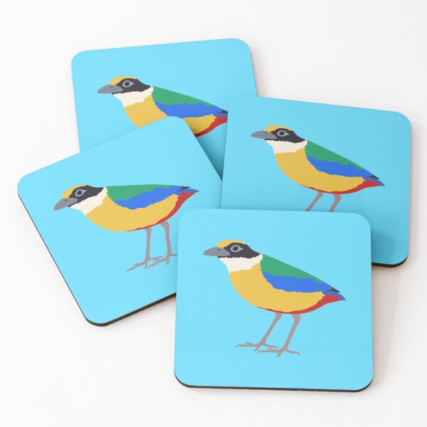 Item preview, Blue Winged Pitta on Blue designed and sold by Digitaldingo.