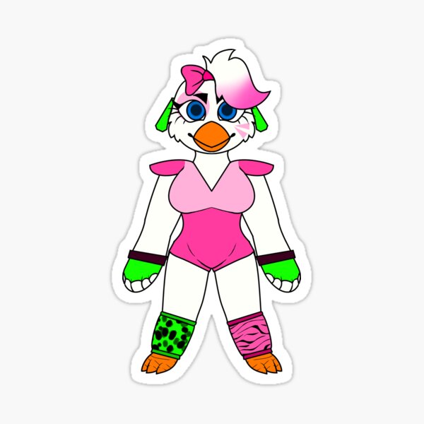 Glamrock Chica - FNAF SB Seguraty Breach Sticker for Sale by akaruiyumme