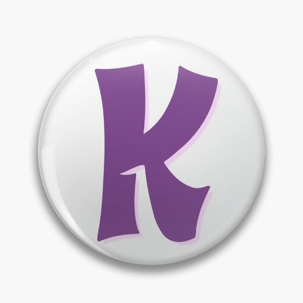 Item preview, Purple Graffiti Letter K designed and sold by LetterMom.