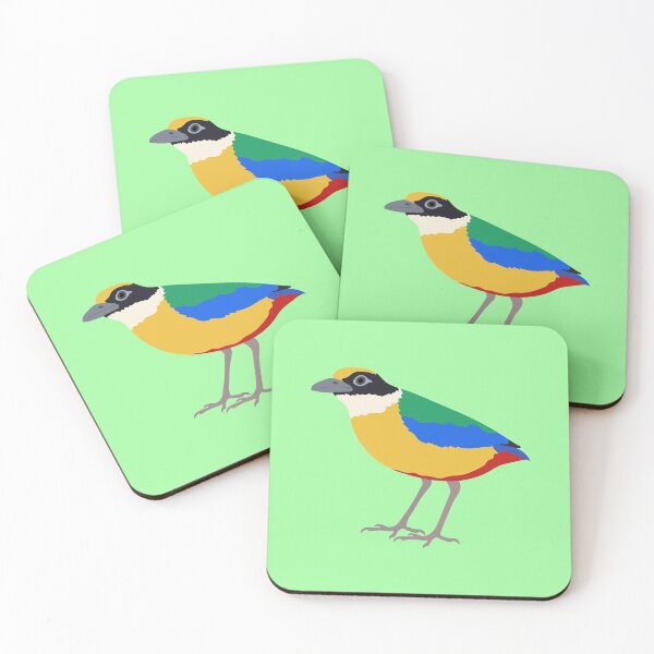 Item preview, Blue Winged Pitta on Pastel Green designed and sold by Digitaldingo.