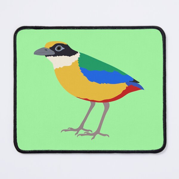 Item preview, Blue Winged Pitta on Pastel Green designed and sold by Digitaldingo.