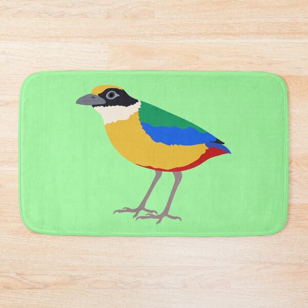 Item preview, Blue Winged Pitta on Pastel Green designed and sold by Digitaldingo.
