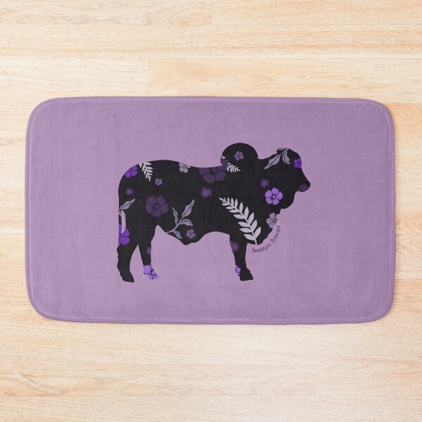 Item preview, Brahman Bull with Purple Foliage designed and sold by AmethystArtwork.