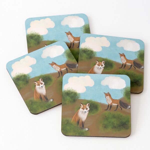 Item preview, Wild Foxes Illustration  designed and sold by MFGB-Creations.