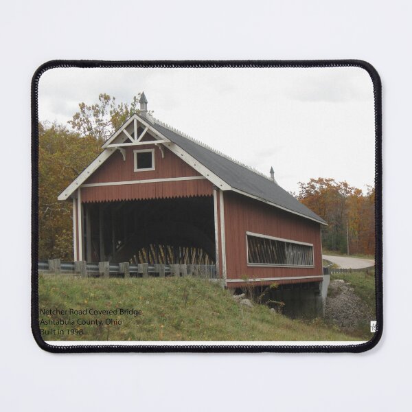 Item preview, Netcher Road Covered Bridge designed and sold by MADowdPhotos.