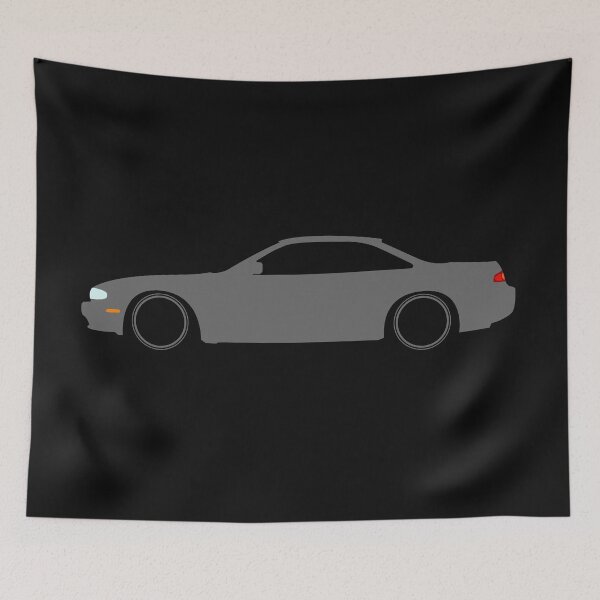 Item preview, Nissan S14 Silvia coupe JDM Japanese cars silhouette  designed and sold by Robot-Art.
