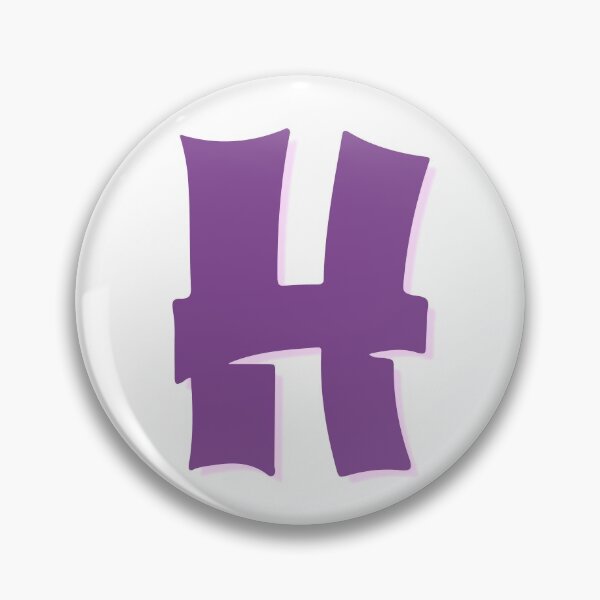Item preview, Purple Graffiti Letter H designed and sold by LetterMom.