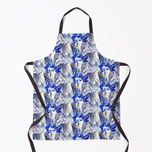 Item preview, Blue & White Paint Pour designed and sold by Tracie J.