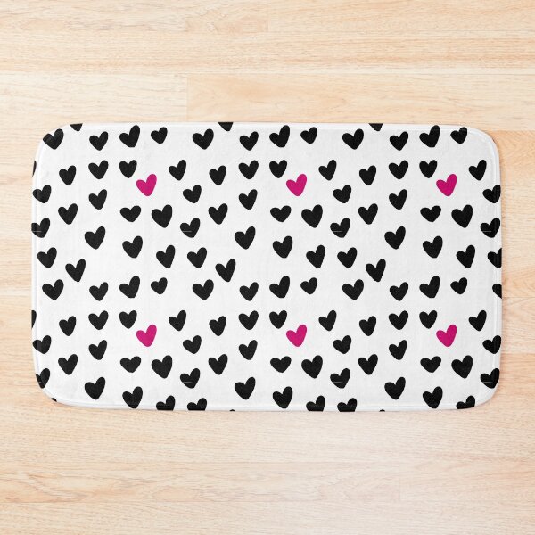 Item preview, Black, white and pink heart design designed and sold by KRJ Design.