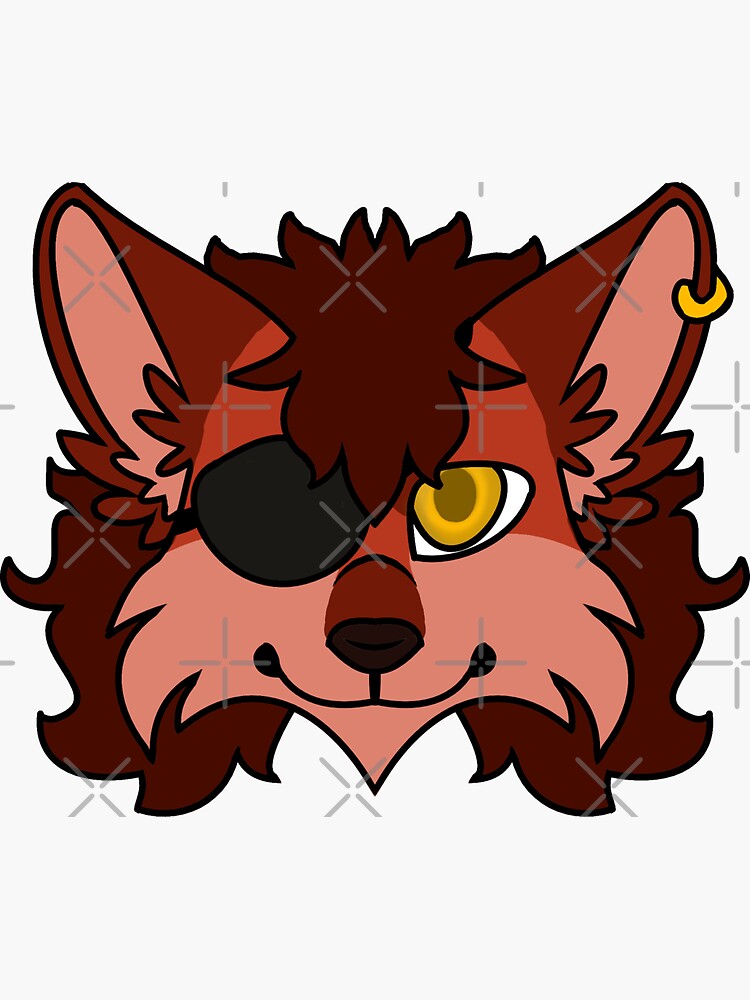 FNAF Foxy Head – PinkyPrintsCo