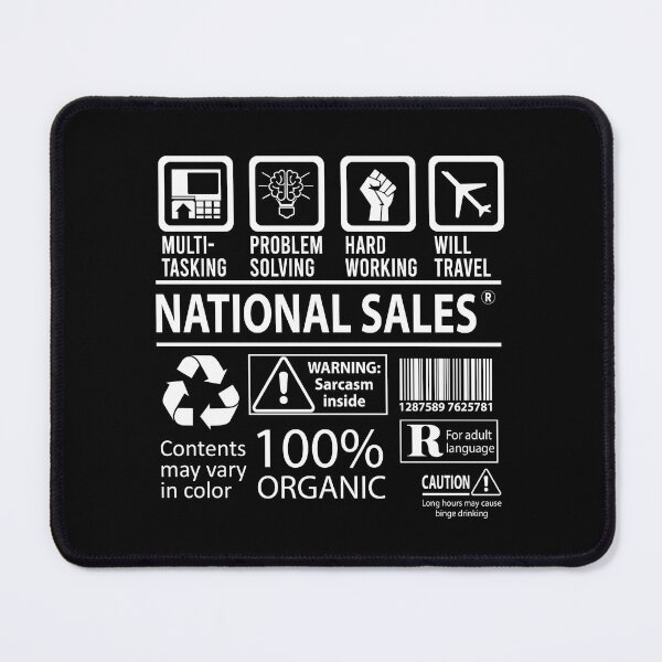 Artikelvorschau, National Sales T-Shirt - MultiTasking zertifizierter Job Geschenkartikel Tee entworfen und verkauft von andahanson.