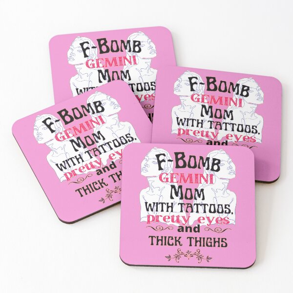 Item preview, F-Bomb Gemini Mom With Tattoos Pretty Eyes and Thick Thighs - Lovely Design designed and sold by GoPublicTeam.