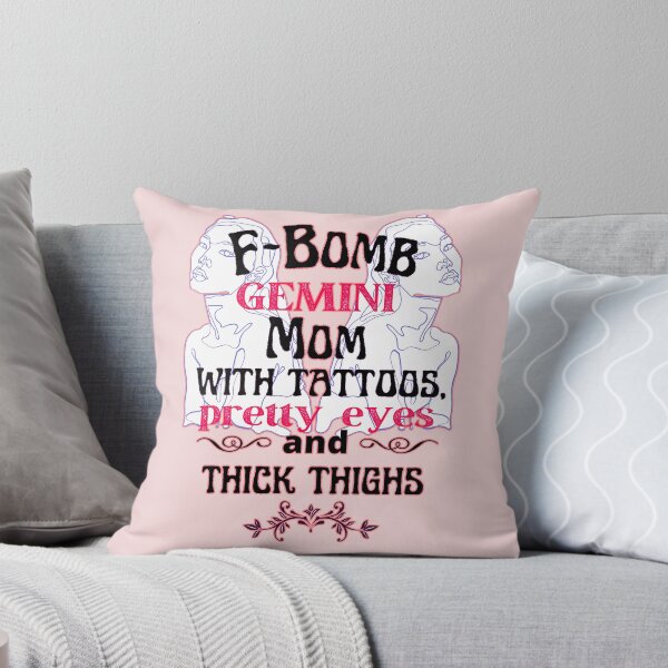 Item preview, F-Bomb Gemini Mom With Tattoos Pretty Eyes and Thick Thighs - Lovely Design designed and sold by GoPublicTeam.
