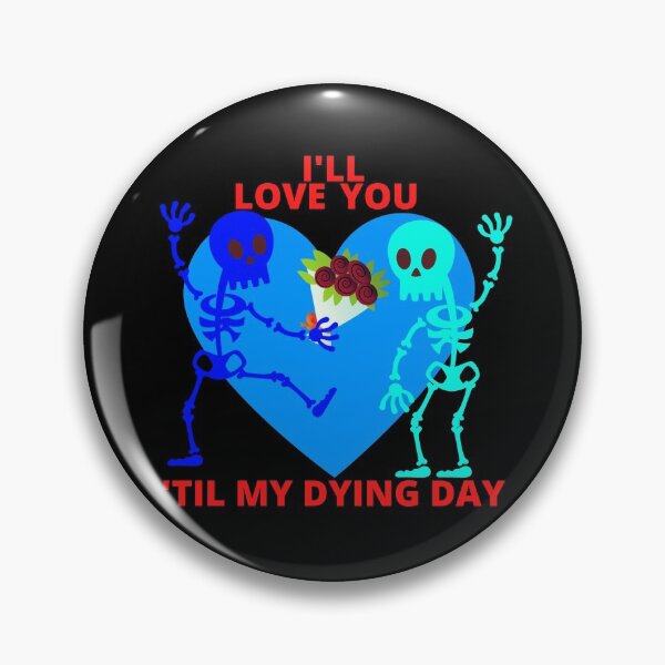 Item preview, Blue Valentine Skeleton Couple  designed and sold by HappyBonez.