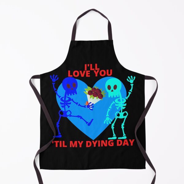 Item preview, Blue Valentine Skeleton Couple designed and sold by HappyBonez.