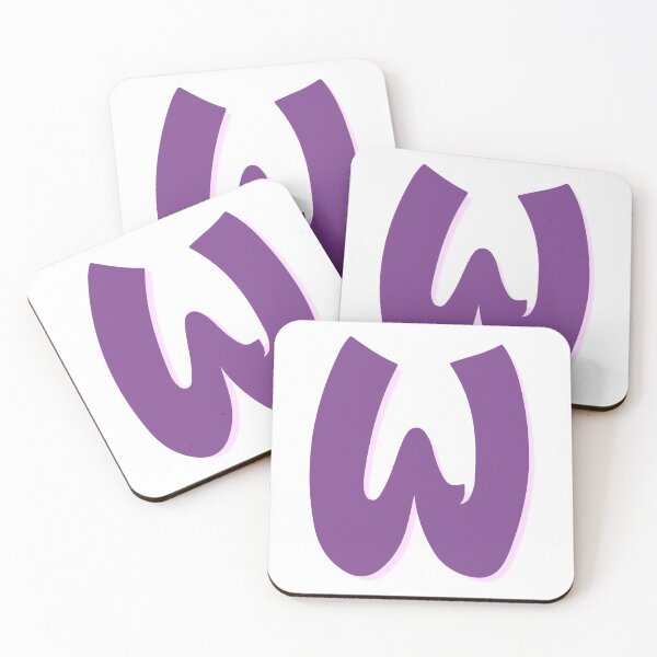 Item preview, Purple Graffiti Letter W designed and sold by LetterMom.