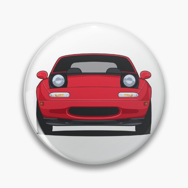 Mazda Pin MX5 rot der neue Maße 26x8mm 