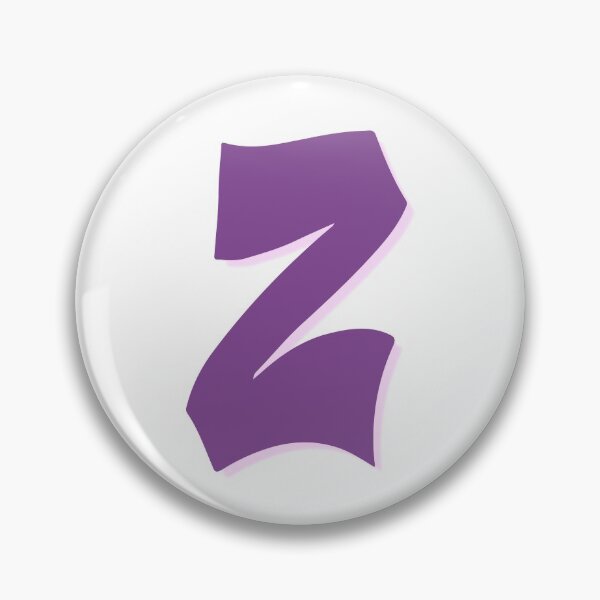 Item preview, Purple Graffiti Letter Z designed and sold by LetterMom.