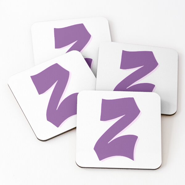 Item preview, Purple Graffiti Letter Z designed and sold by LetterMom.