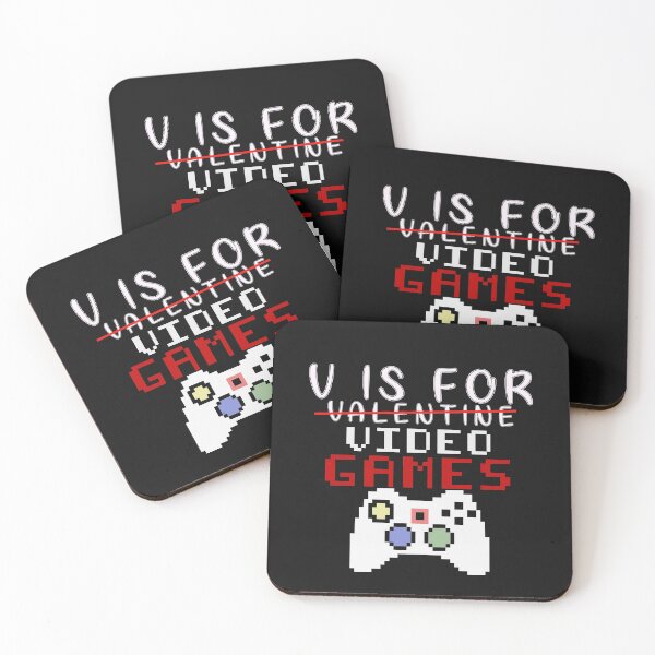 Item preview, V Is For Video Games Funny Valentines Day Gamer Boy Men Gift designed and sold by med-sp-shop5.