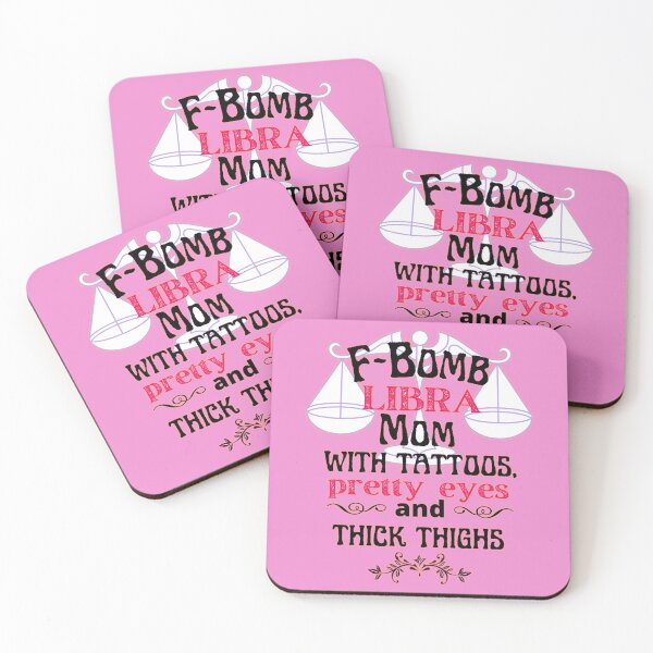 Item preview, F-Bomb Libra Mom With Tattoos Pretty Eyes and Thick Thighs - Lovely Design designed and sold by GoPublicTeam.