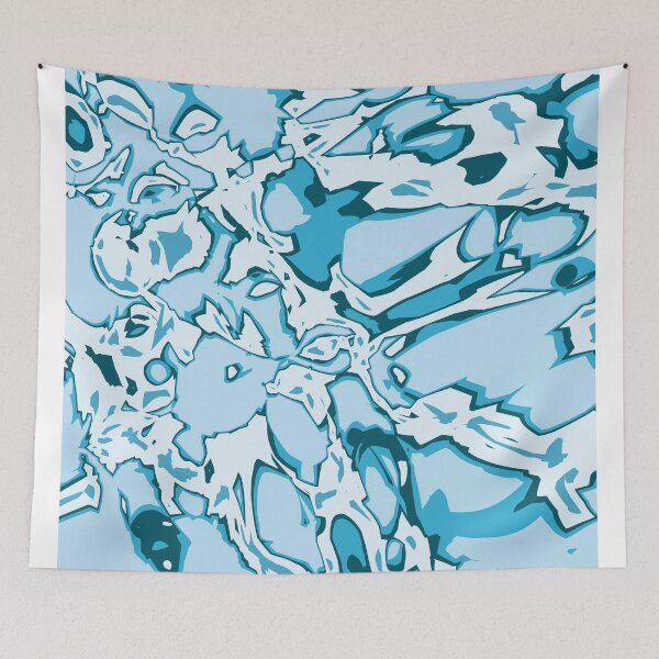Item preview, Water Wave Marble Abstract Pattern Contemporary Art designed and sold by Ankerd.