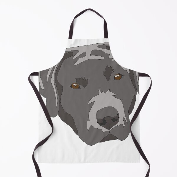 Item preview, Silver lab face designed and sold by LeahcarsArt.