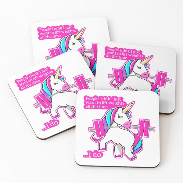 Item preview, Barbell unicorn , fitness unicorn, girls who lift designed and sold by Tim Addison.