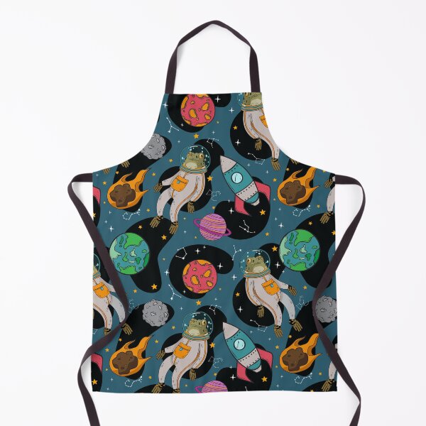 Item preview, Frogs In Space - Teal designed and sold by princestreet.