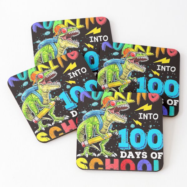 Item preview, Dinosaur T-Rex Roaring Into 100 Days Of School Teacher designed and sold by JaredWiseman.