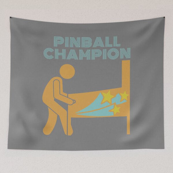 Item preview, Pinball Champion, Pinball Retrogaming 80s nostalgia designed and sold by Constant Readers.