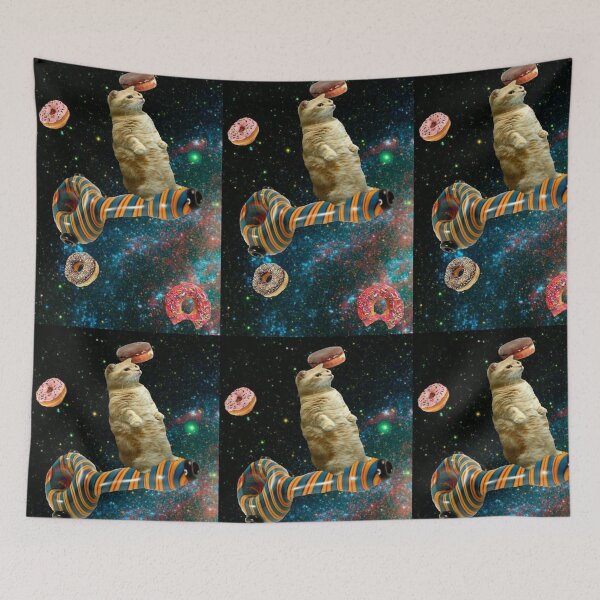 Item preview, spiritual donut cat designed and sold by taco-elgato.