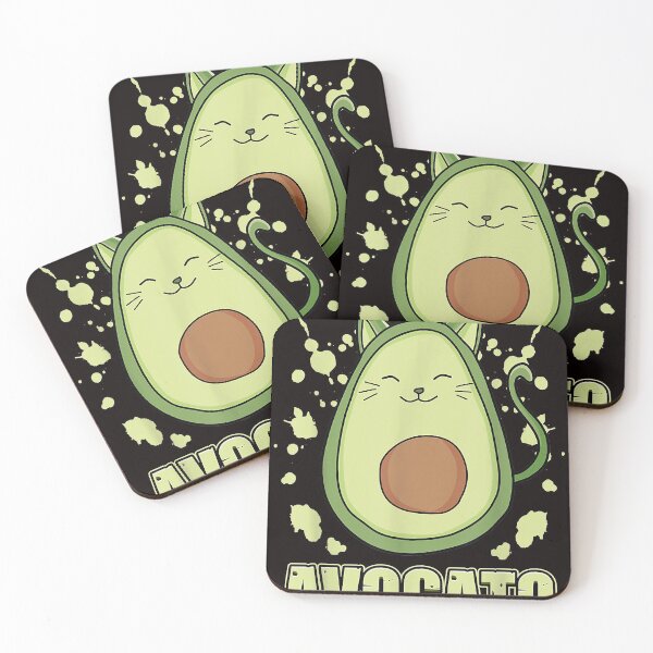 Item preview, Avogato Cat Avocado - Funny Cinco de Mayo Kawaii Anime Neko designed and sold by obrienmust.