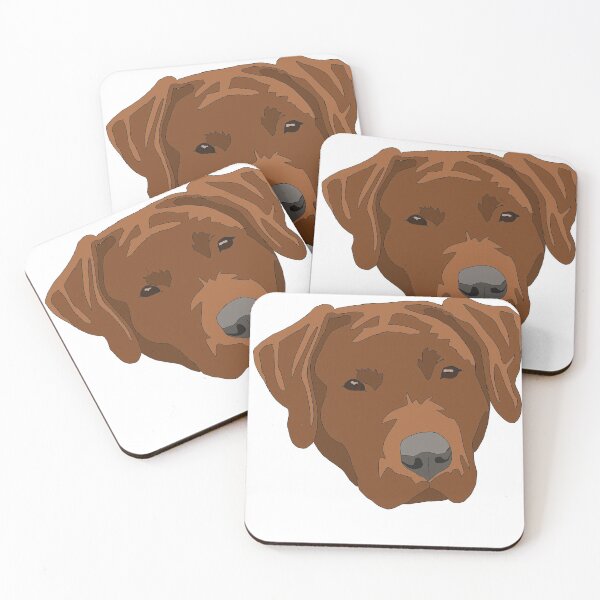 Item preview, Light red-brown Labrador retriever  designed and sold by LeahcarsArt.